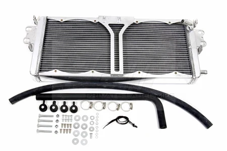 PLM Shelby GT500 Heat Exchanger with SPAL Fans & Wiring Harness - Image 4