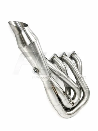 OPEN BOX PLM Power Driven H-Series Hood Exit Race Header 4-1 Megaphone H22 F20B H22A - Image 3
