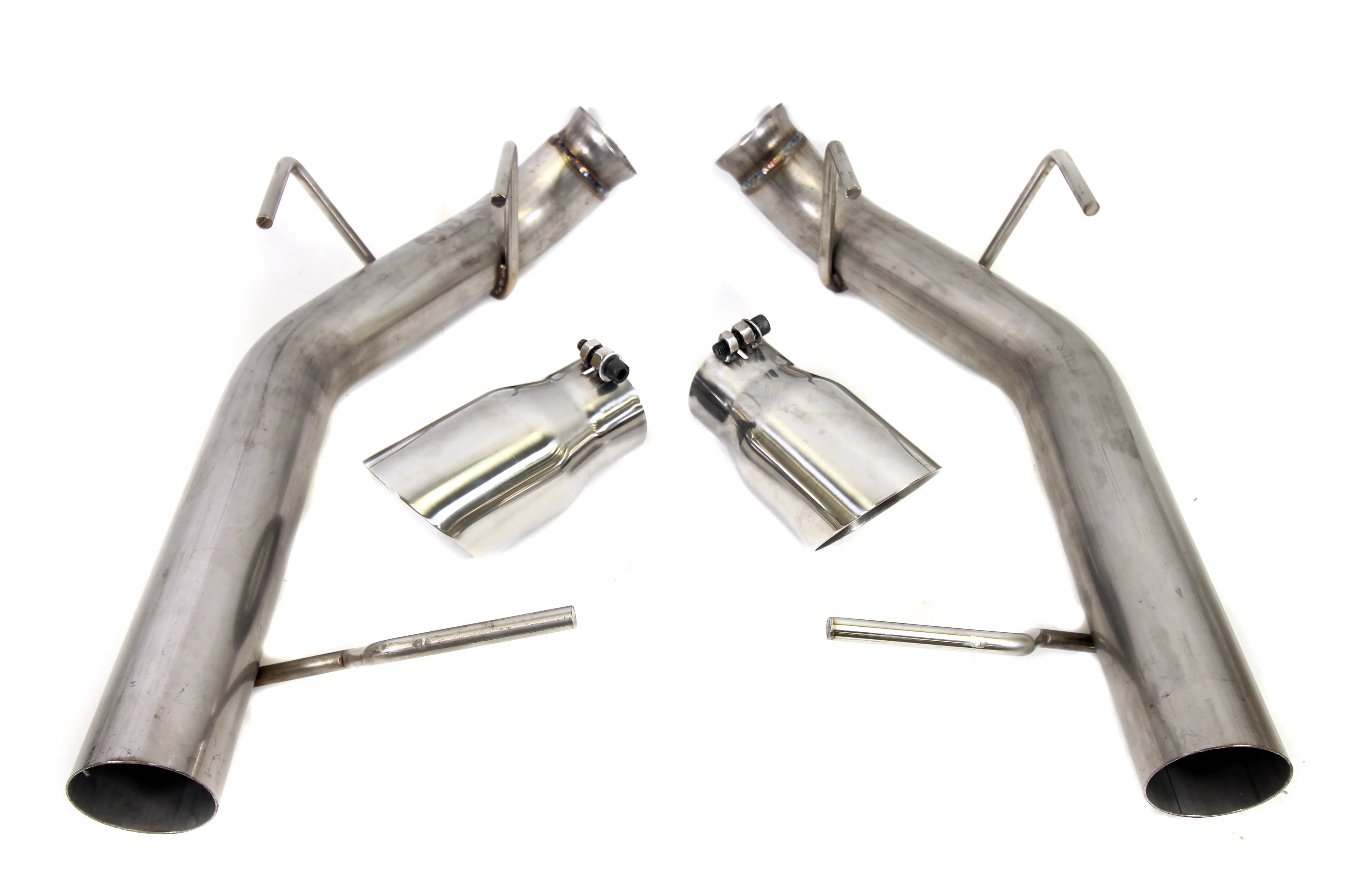 PLM 3.0" Dual Axle Back Exhaust Pipe Kit Mustang 2011 - 2014 V8 GT - Image 4