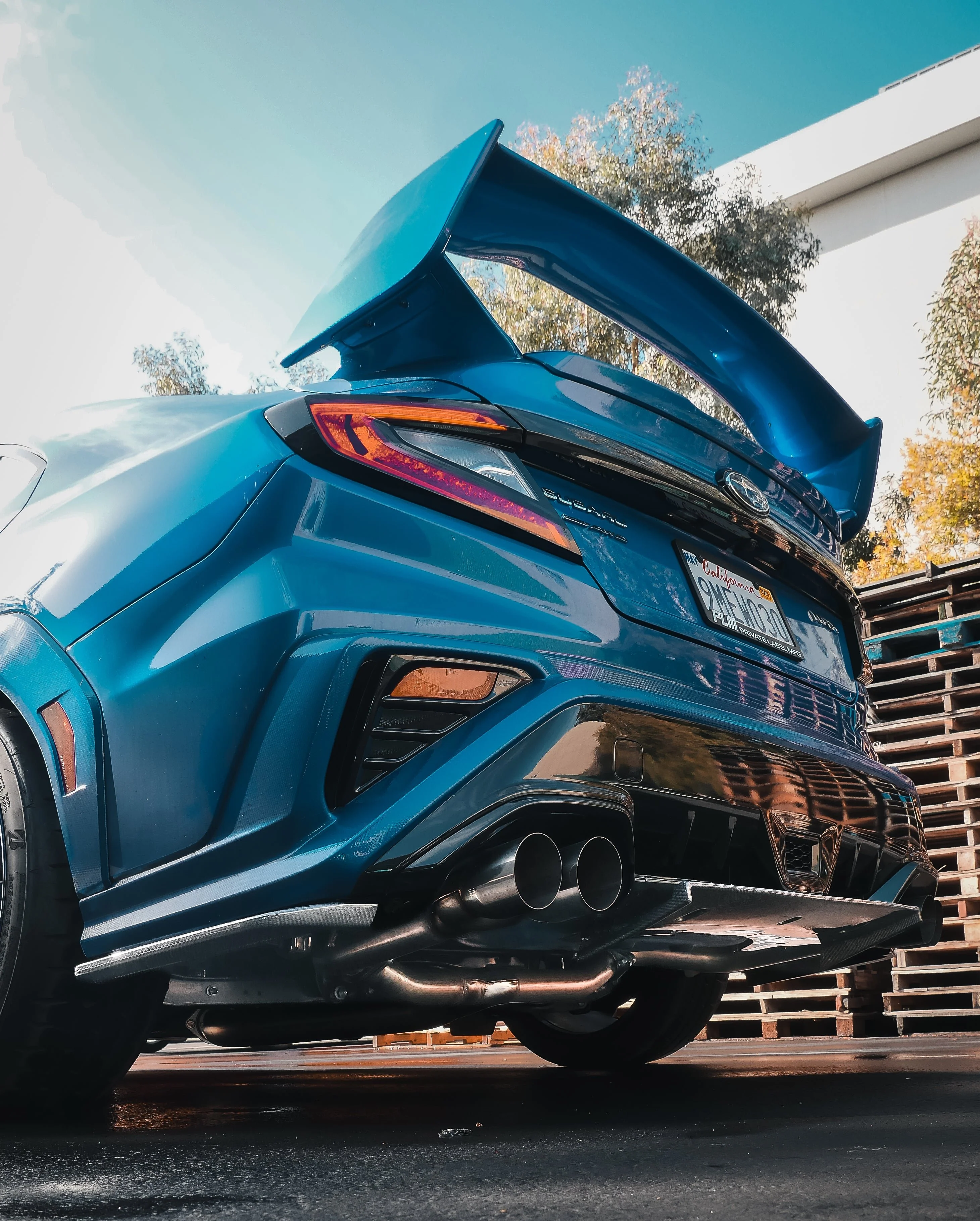PLM 2022+ Subaru WRX VB 3-Piece Carbon Fiber Rear Diffuser - Image 3