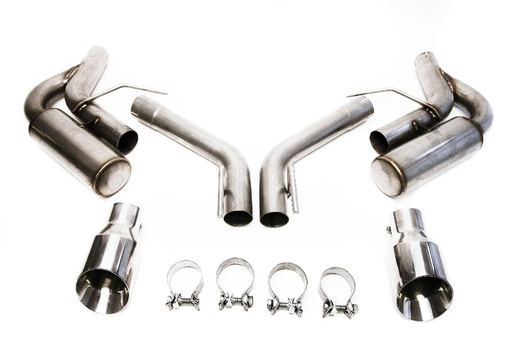 PLM Axle Back Exhaust 2016 - 2022 Chevy Camaro 2.0L 3.6 V6 4" Dual Tips - Image 5