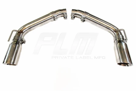 PLM Axle Back Exhaust Muffler Delete - Chevy Camaro V8 2010 - 2015 Stainless Steel (Copy) - Image 3