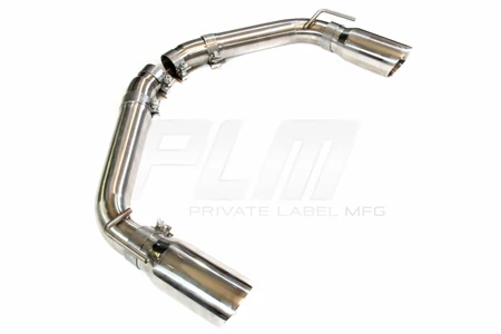 PLM Axle Back Exhaust Muffler Delete - Chevy Camaro V8 2010 - 2015 Stainless Steel (Copy) - Image 4