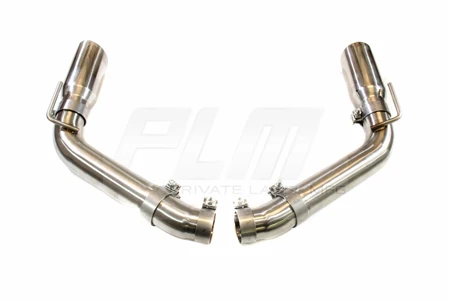 PLM Axle Back Exhaust Muffler Delete - Chevy Camaro V8 2010 - 2015 Stainless Steel (Copy) - Image 5