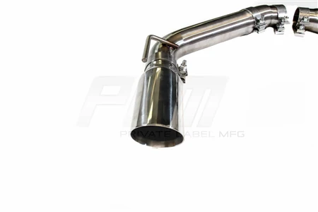 PLM Axle Back Exhaust Muffler Delete - Chevy Camaro V8 2010 - 2015 Stainless Steel (Copy) - Image 6