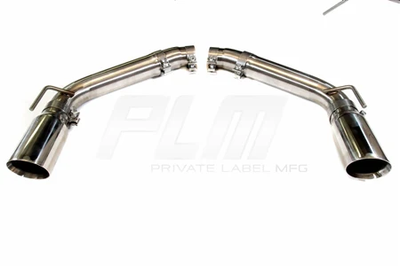 PLM Axle Back Exhaust Muffler Delete - Chevy Camaro V8 2010 - 2015 Stainless Steel (Copy) - Image 8