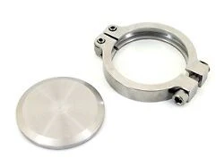 PLM Block Off Flange & Clamp For Tial 38mm MVS Wastegate EWG - Image 2