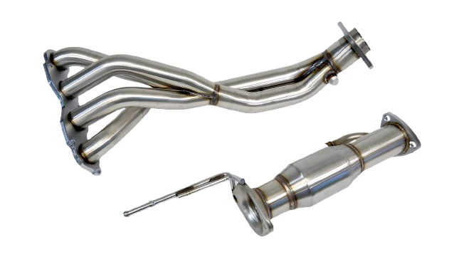 PLM K-Series K24 K20 FG Header V2 with Bolt-On Catalytic Converter - Image 2
