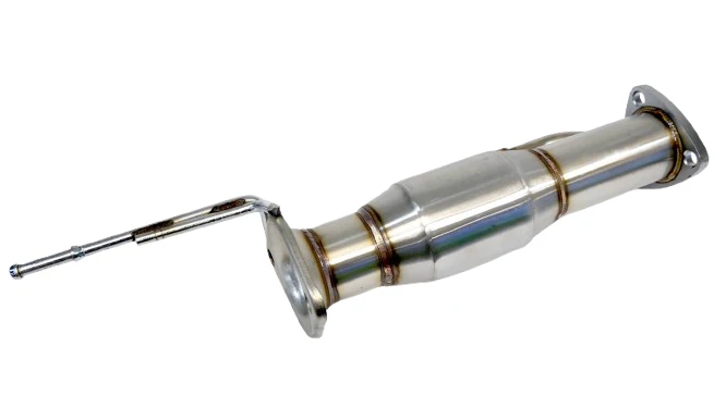 PLM K-Series K24 K20 FG Header V2 with Bolt-On Catalytic Converter - Image 3