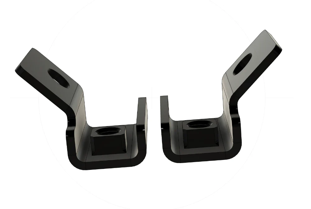 PLM Nissan S13 180SX Rear Seat Belt Shoulder Bracket Assembly LH & RH 240SX - Image 3