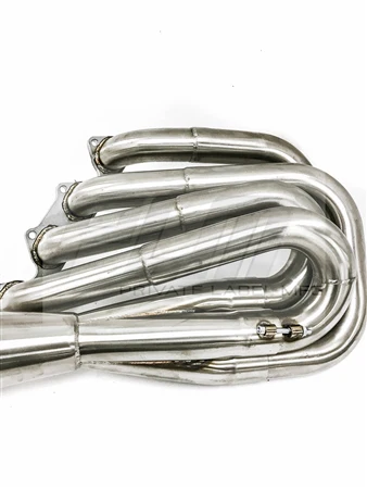 PLM Power Driven B-Series Hood Exit Race Header with 4-1 Megaphone B18 B20 - Image 4