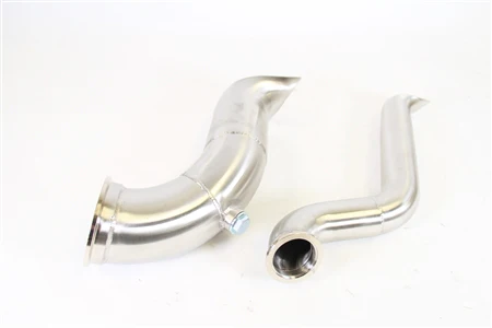 PLM Power Driven B-Series Hood Exit Up-Pipe & Dump Tube for Top Mount Turbo Manifold - Image 3