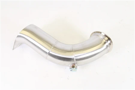 PLM Power Driven B-Series Hood Exit Up-Pipe & Dump Tube for Top Mount Turbo Manifold - Image 4