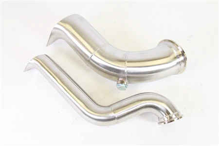 PLM Power Driven B-Series Hood Exit Up-Pipe & Dump Tube for Top Mount Turbo Manifold - Image 7