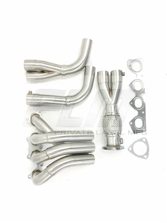 PLM Power Driven H-Series H22 F20B Tri-Y V2 Header Flex Pipe - Image 3