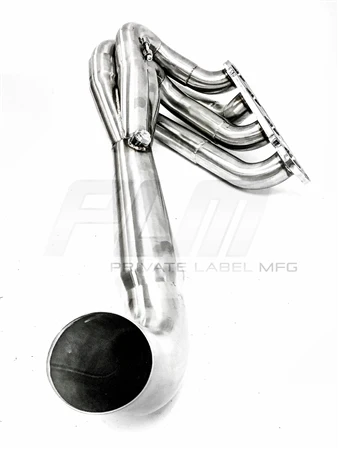 PLM Power Driven K-Series Hood Exit Race Header (4-1 Megaphone) Non-Lean - Image 7