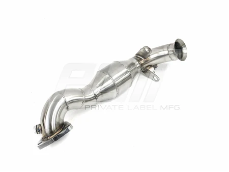 PLM Power Driven Mini Cooper Catted Downpipe 07 - 14 R56 - Image 3