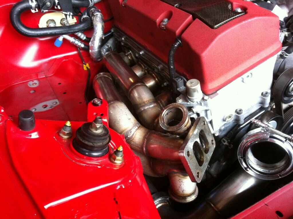 PLM Power Driven T3 Twin Scroll Turbo Manifold S2000 F-Series F20C F22C - Image 3