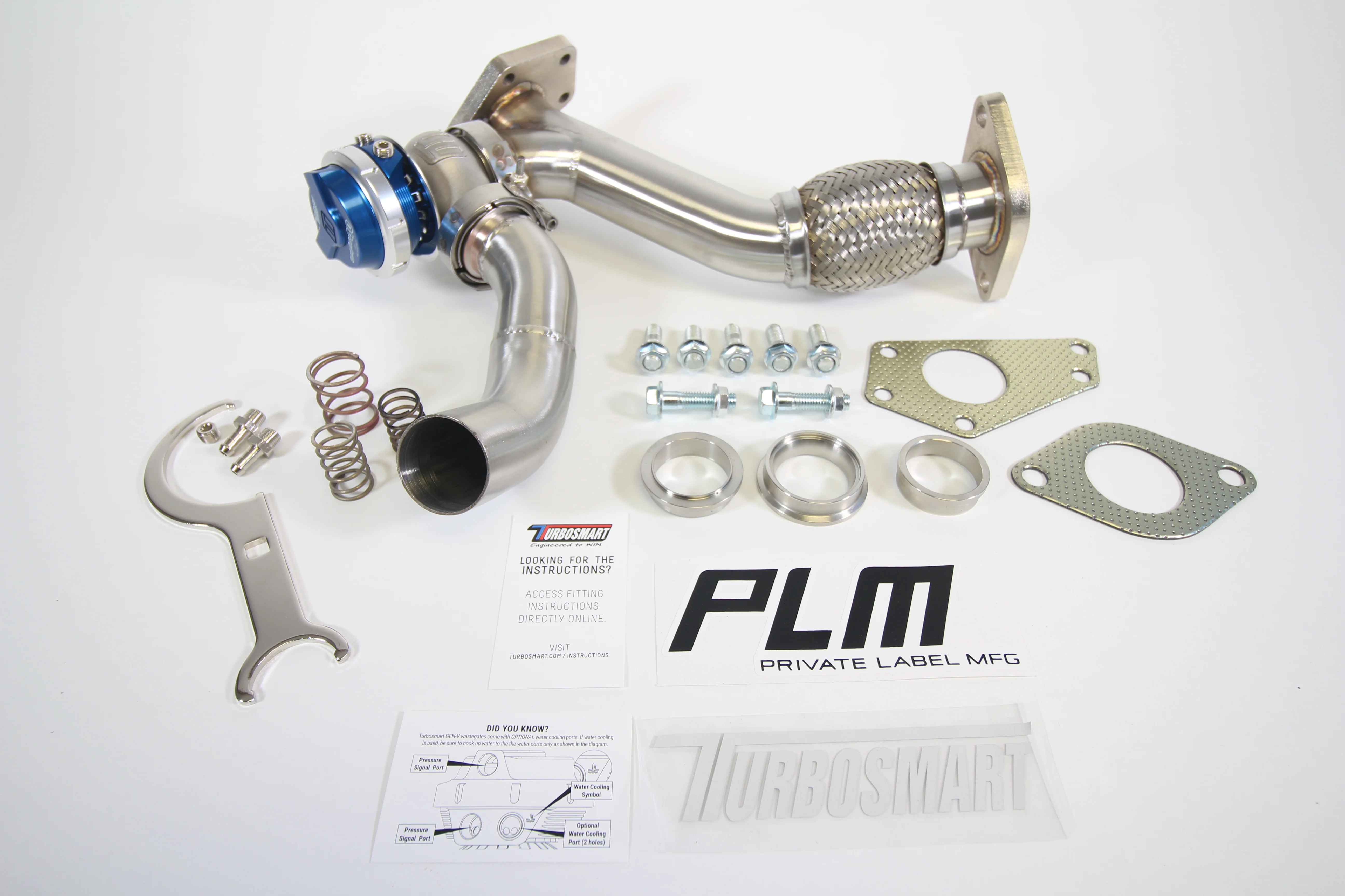 PLM Subaru EWG 44mm Up Pipe with Turbosmart WG45 Gen V Wastegate - Image 3