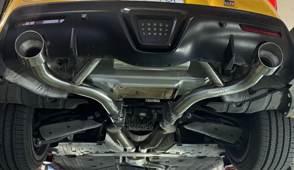 PLM Toyota Supra GR A90 Muffler Delete Axle Back Exhaust - Image 4