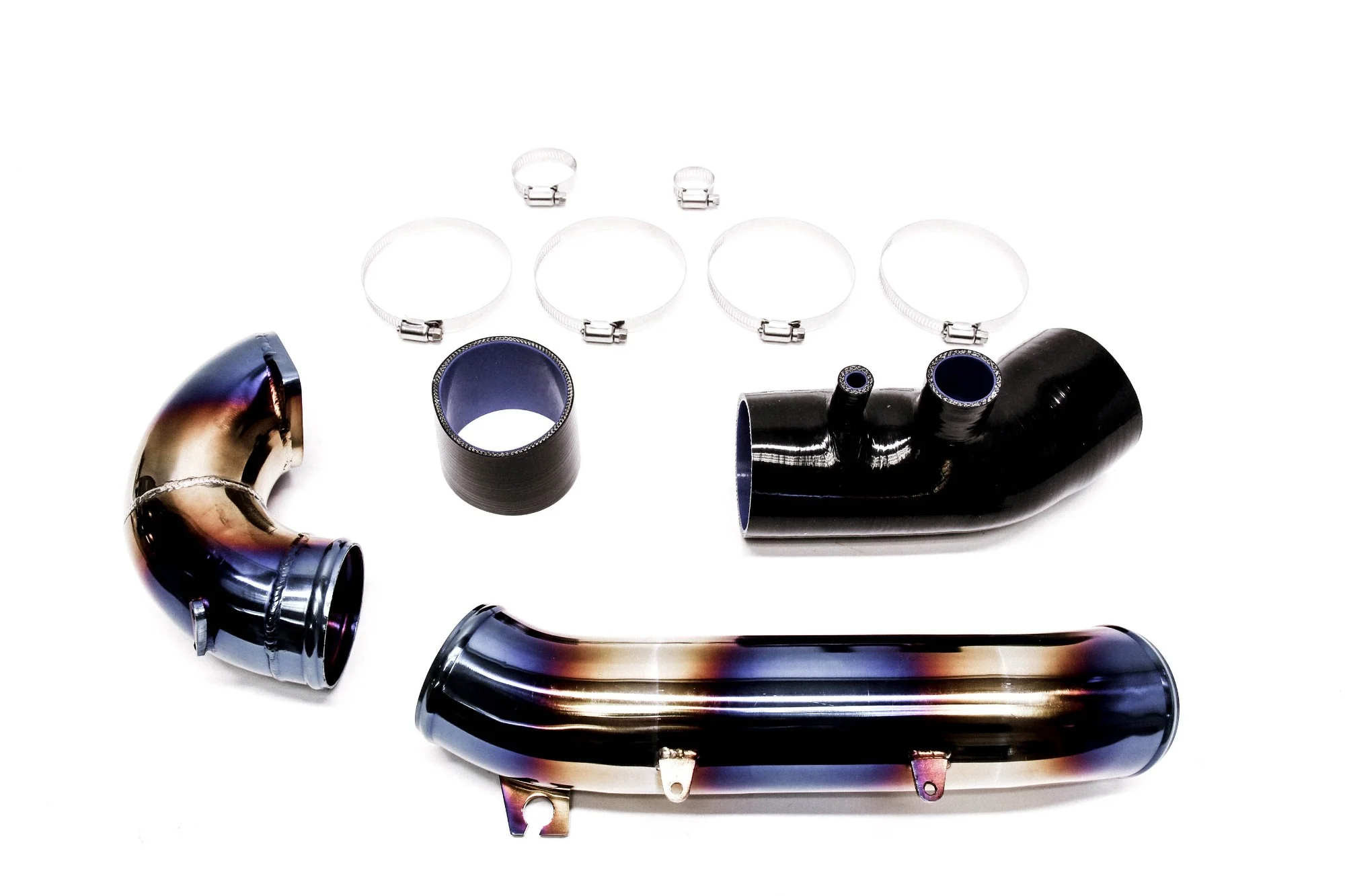 PLM Turbo Inlet Pipe Kit Stainless Burnt Blue - 2017+ FK8 Civic Type R - Image 3