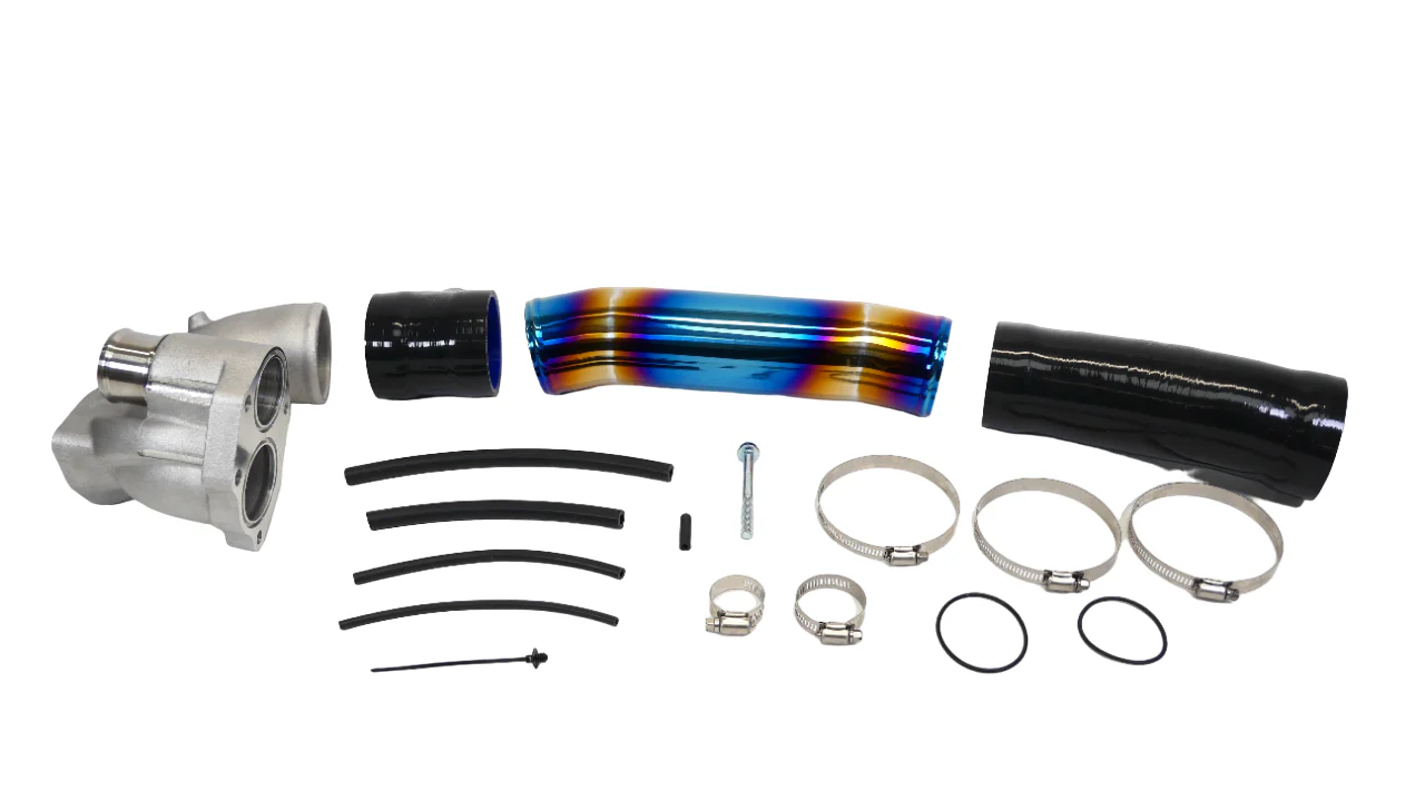 PLM Turbo Inlet Pipe Kit Stainless Burnt Blue - 2017-2022 CR-V 1.5T - Image 3