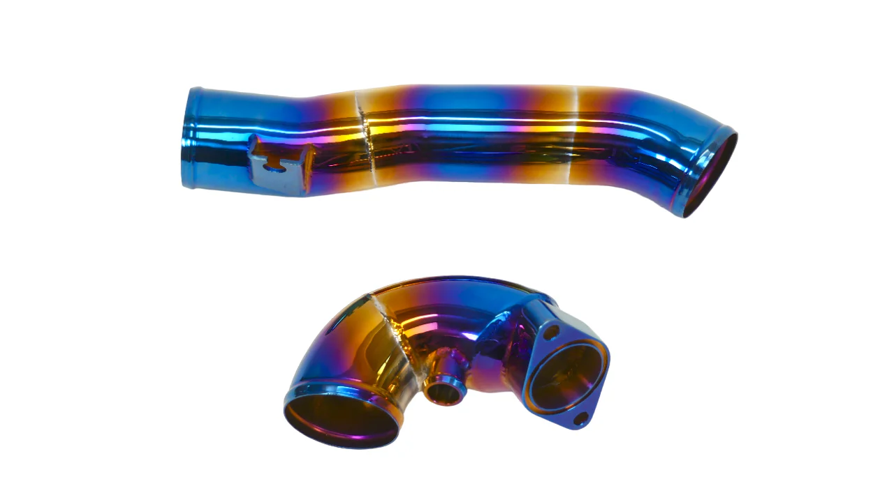 PLM Turbo Inlet Pipe Kit Stainless Burnt Blue - 23+ Integra 22+Civic - Image 3