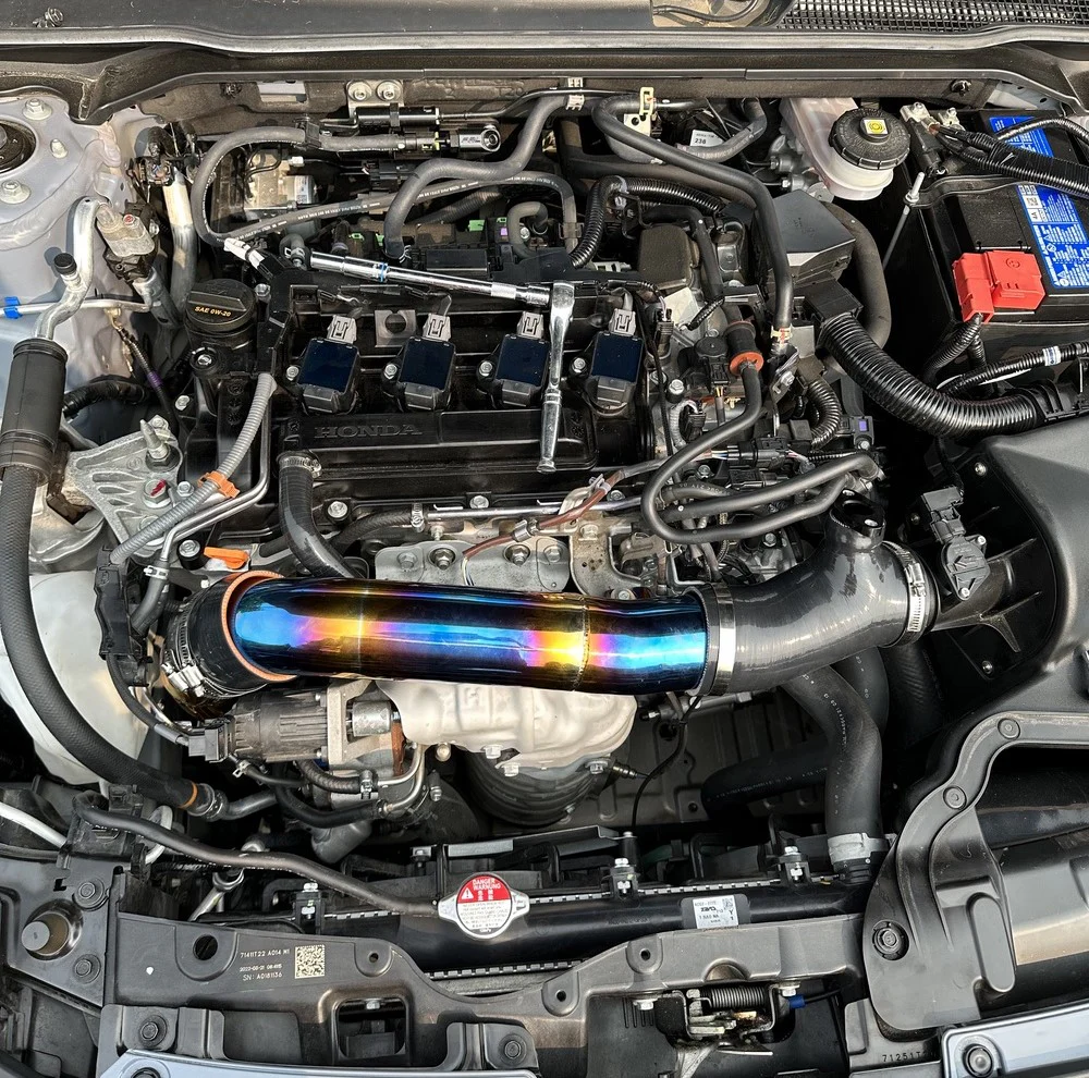 PLM Turbo Inlet Pipe Kit Stainless Burnt Blue - 23+ Integra 22+Civic - Image 5