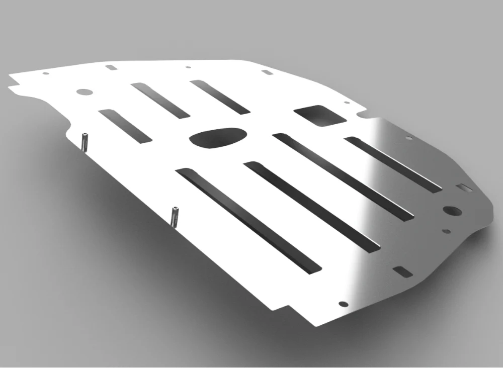 PLM Vented Engine Splash Guard Plate - 17-21 Civic Type R FK8