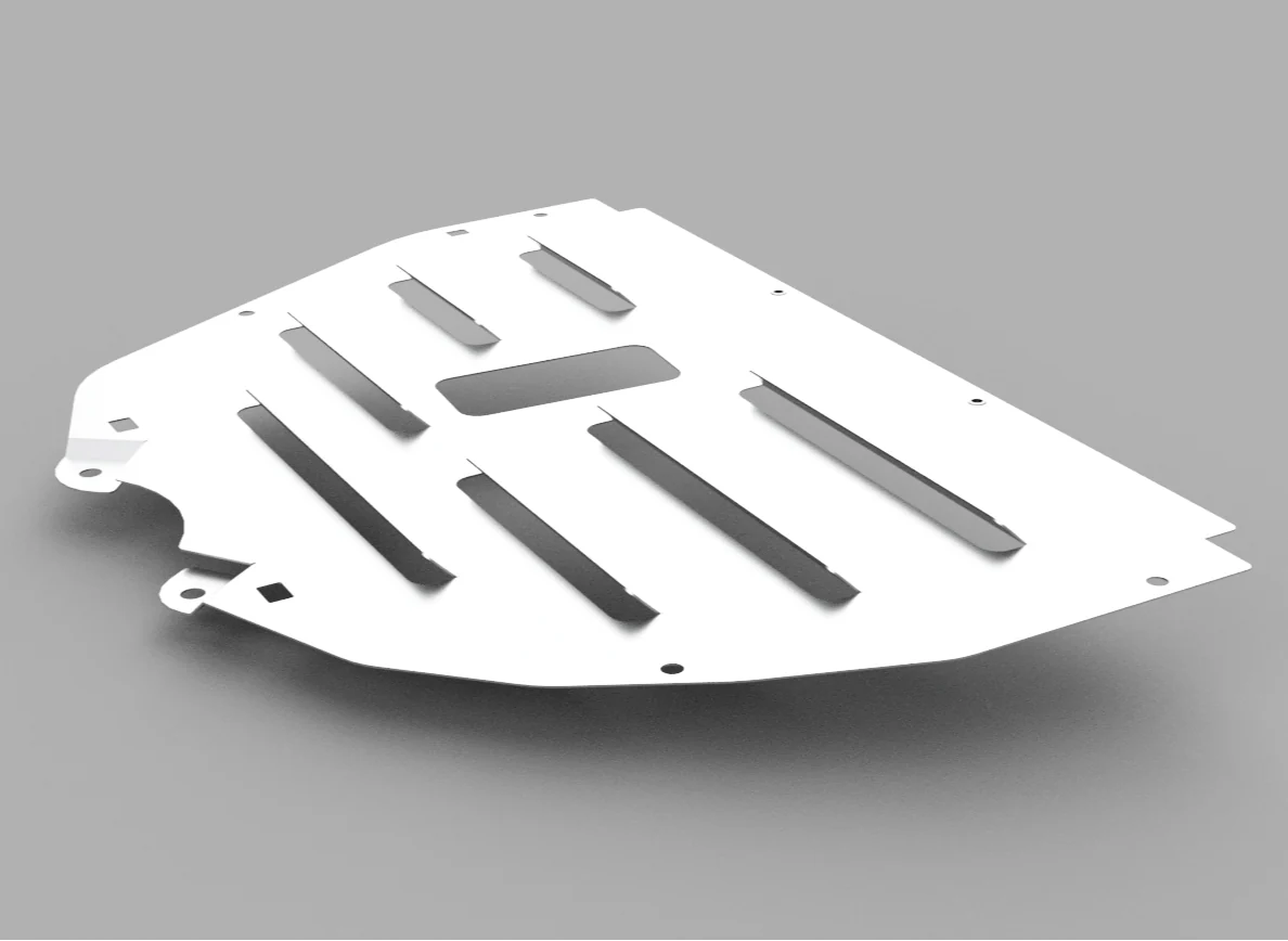 PLM Vented Engine Splash Guard Plate - 23+ Civic Type R FL5 Integra Type S DE5