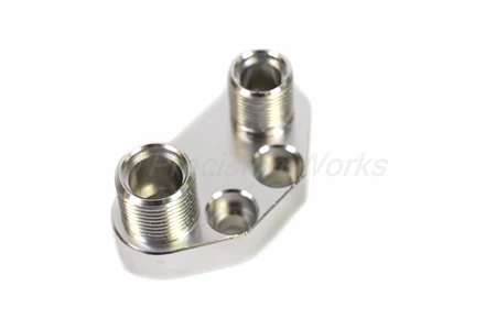 Precision Works AC Compressor Adapter Fitting Sanden SD7B10 7176 Billet Aluminum - Image 4