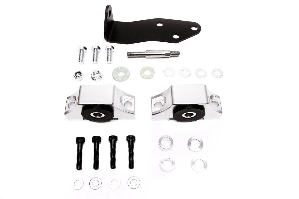 Precision Works Billet Engine Torque Mounts Black Edition - Honda B-Series B18 B20 B16 - Image 5