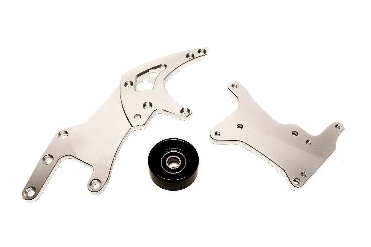 Precision Works LS Power Steering & Alternator Bracket High Mount LSX LS1 LS2 LS3 - Image 2