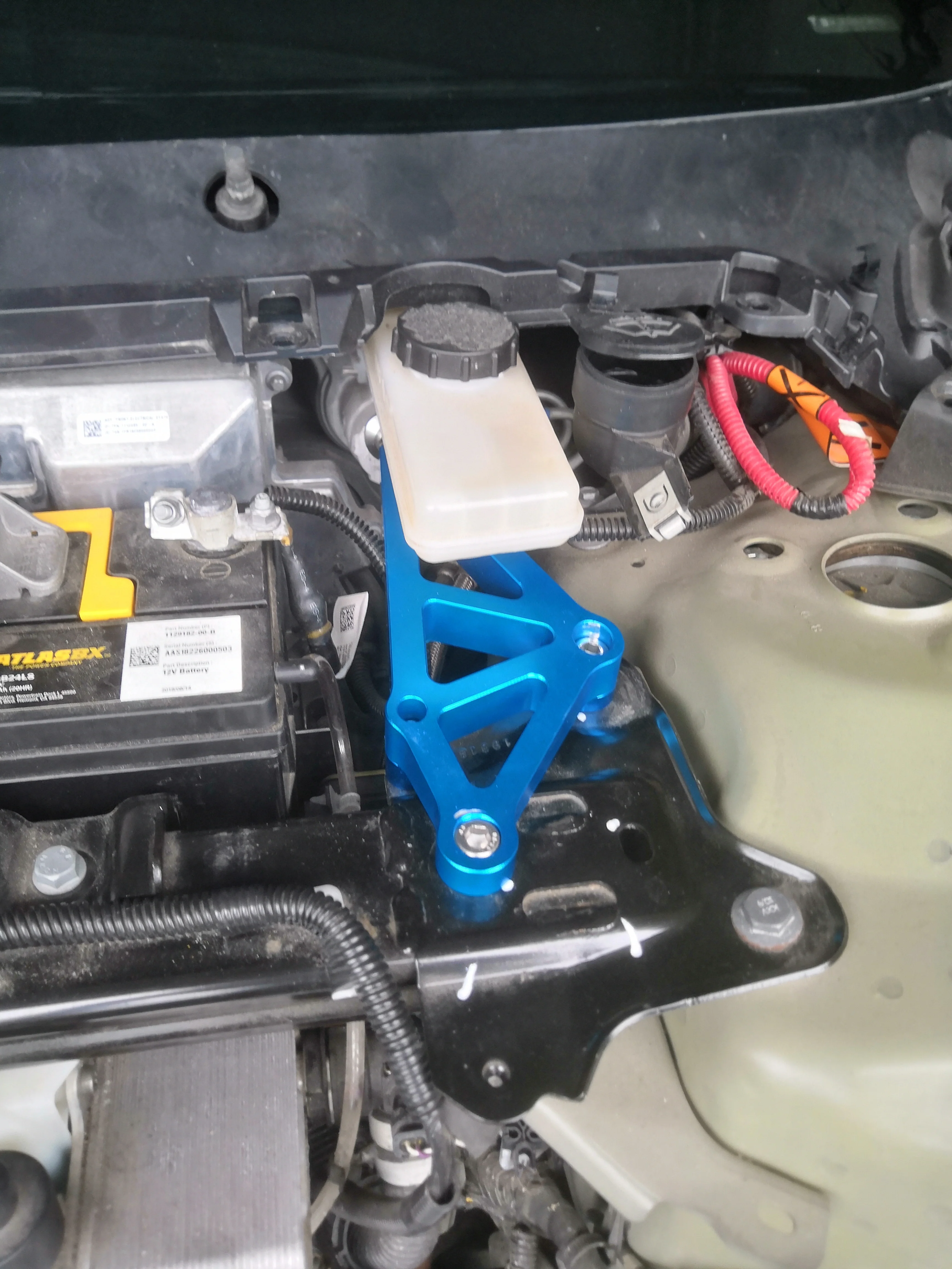 Precision Works Master Cylinder Brace - Tesla Model 3 - Image 2