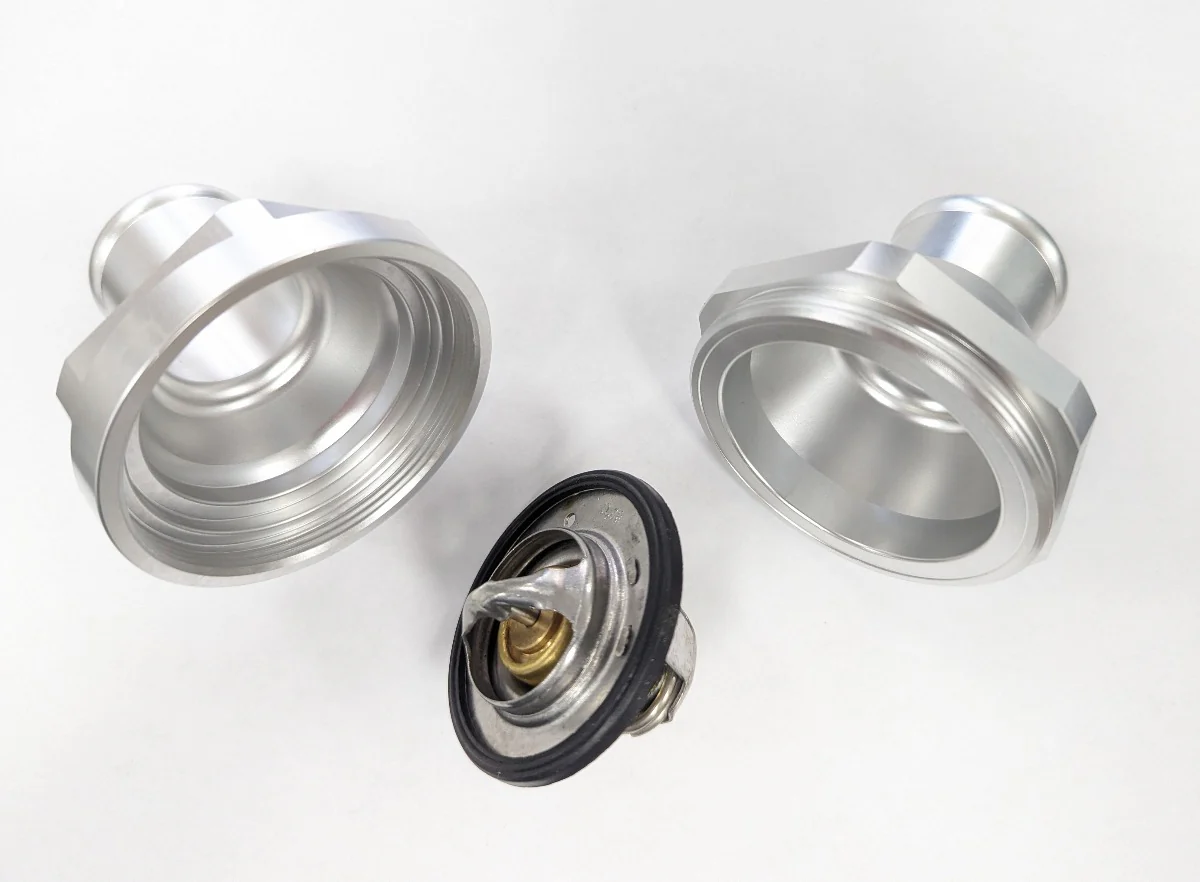 Precision Works Universal Inline Thermostat Housing - 1.25" Hose - Image 2