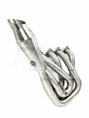 PLM Power Driven H-Series Hood Exit Race Header 4-1 Megaphone H22 F20B H22A - Image 6