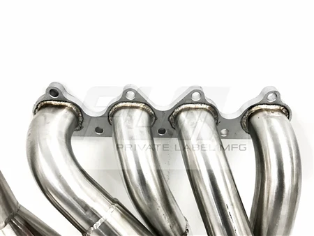 PLM Power Driven H-Series Hood Exit Race Header 4-1 Megaphone H22 F20B H22A - Image 8