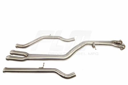 Private Label Mfg. Power Driven PLM BMW M3 / M4 (F80 / F82 ) 2015-2019 Mid Pipe - Image 3
